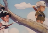Сцена из фильма Косукэ и Рикимару: Дракон острова Компэй / Kosuke-sama Rikimaru-sama: Konpeitou no Ryuu (1988) 